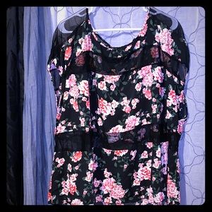 Torrid semi sheer blouse